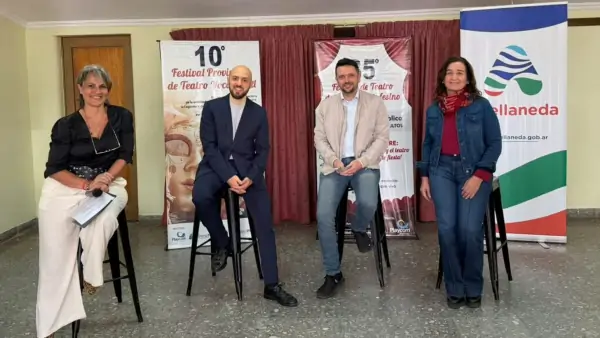 Presentación de la 35.ª edición del Festival de Teatro del Norte Santafesino y la 10.ª edición del Festival Provincial de Teatro Vocacional en Avellaneda.