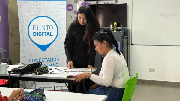 Participante del taller Introducción al Emprendedurismo en el Barrio Belgrano de Avellaneda