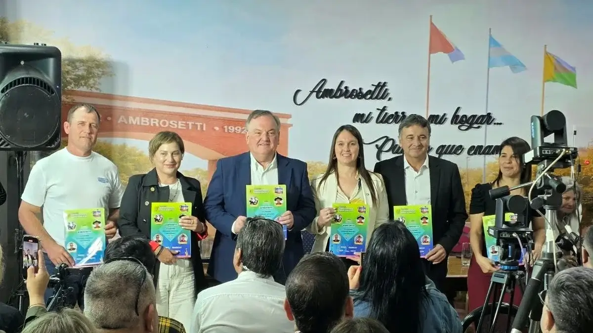 Felipe Michlig encabezó la presentación de la 11° Fiesta de la Confraternidad en Ambrosetti