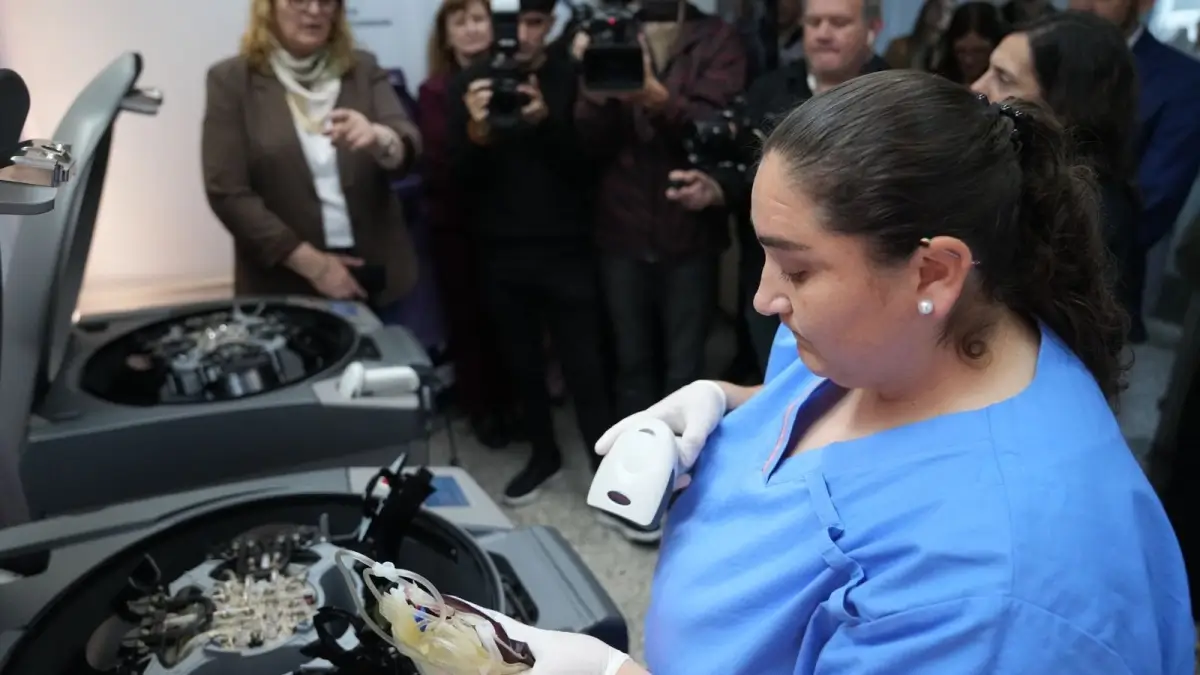 Nuevos equipos automatizados para el procesamiento de sangre en el Centro Regional de Hemoterapia de Santa Fe