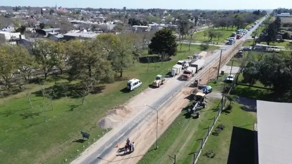 Obras de recuperación y reconstrucción sobre la Ruta Nacional A012 en Santa Fe