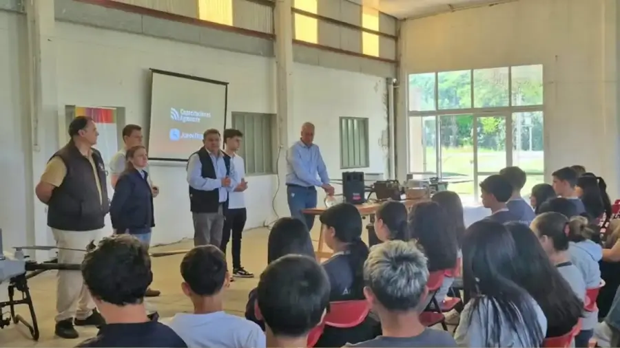 Roberto Giuliani participó de la apertura de la capacitación en Agricultura de Precisión en La Potasa.