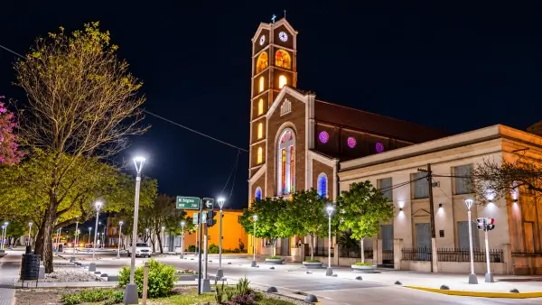 Templo Parroquial de Villa Ocampo, punto de partida del recorrido histórico del 30 de octubre.